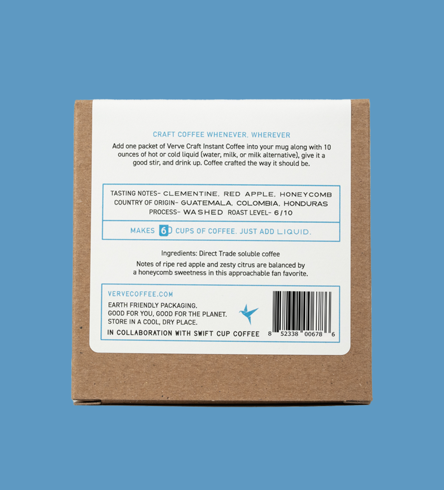 Streetlevel Craft Instant Coffee 6 Pack - Image 2